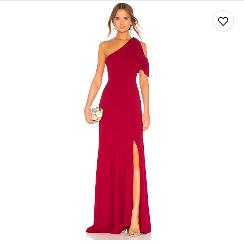 One shoulder long dress